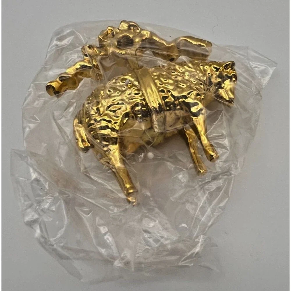 Brooks Brothers 200th Anniversary GOLDEN FLEECE Sheep Logo Ornament NEW